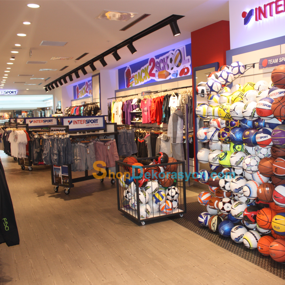 İNTERSPORT Mağaza dekorasyonu