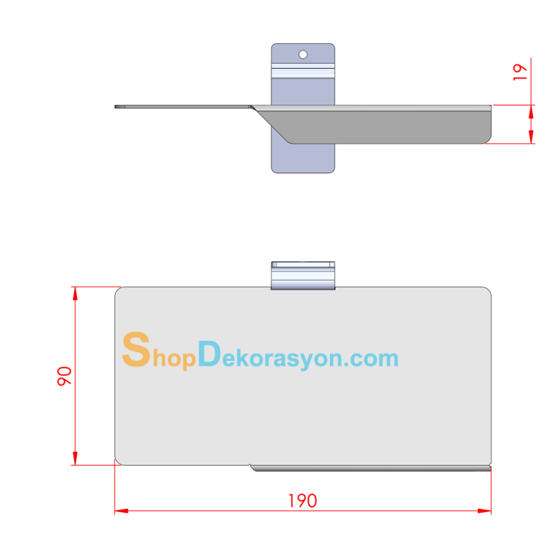 Ayakkabı Mağazası Metal Ayakkabı Rafı, Siyah