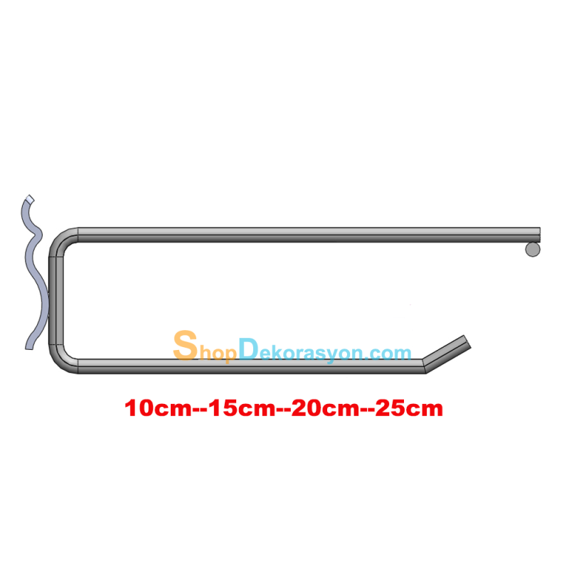 Eczane Etiketlikli Raf Askı Kancası